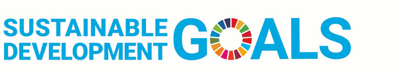 Schriftzug Sustainable Development Goals 2030 der UN