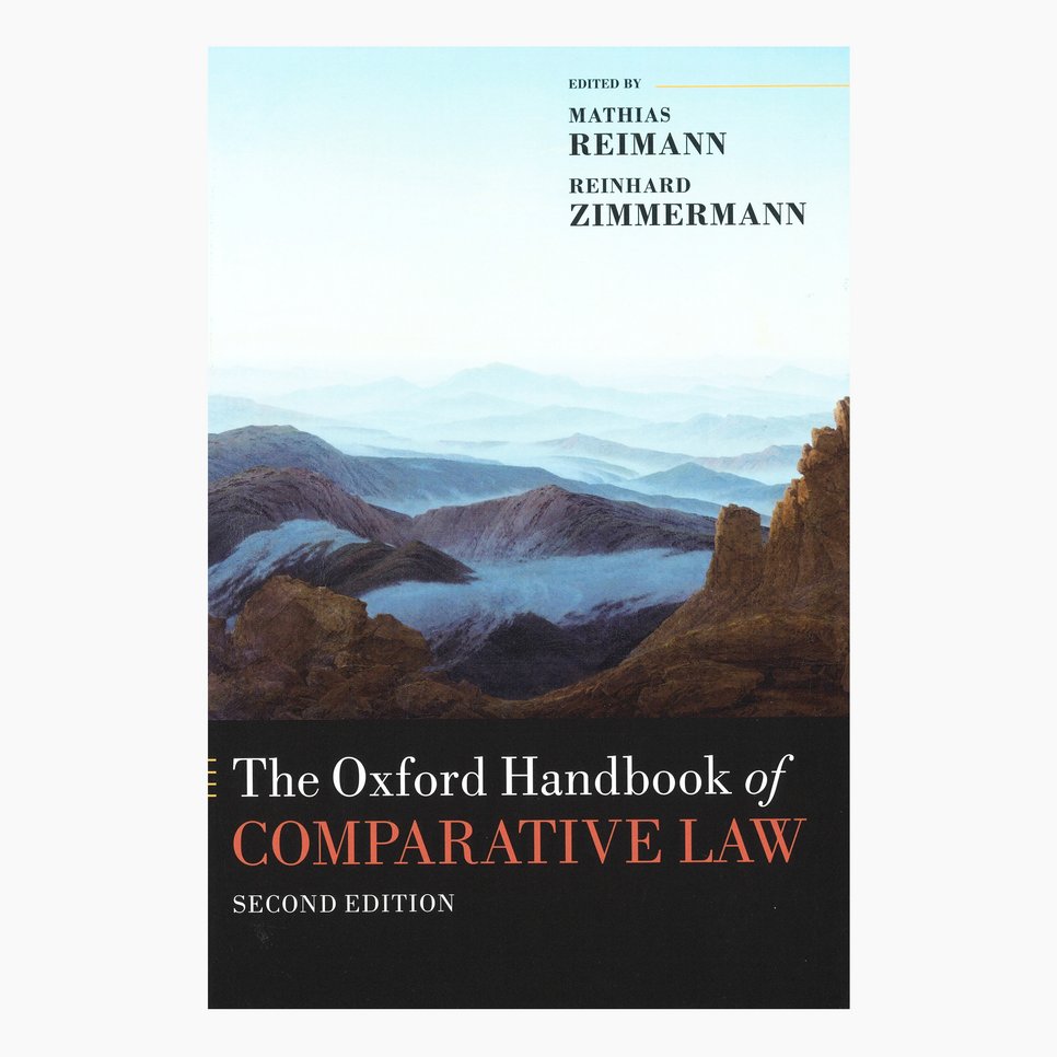 Cover of the publication "The Oxford Handbook of Comparative Law"