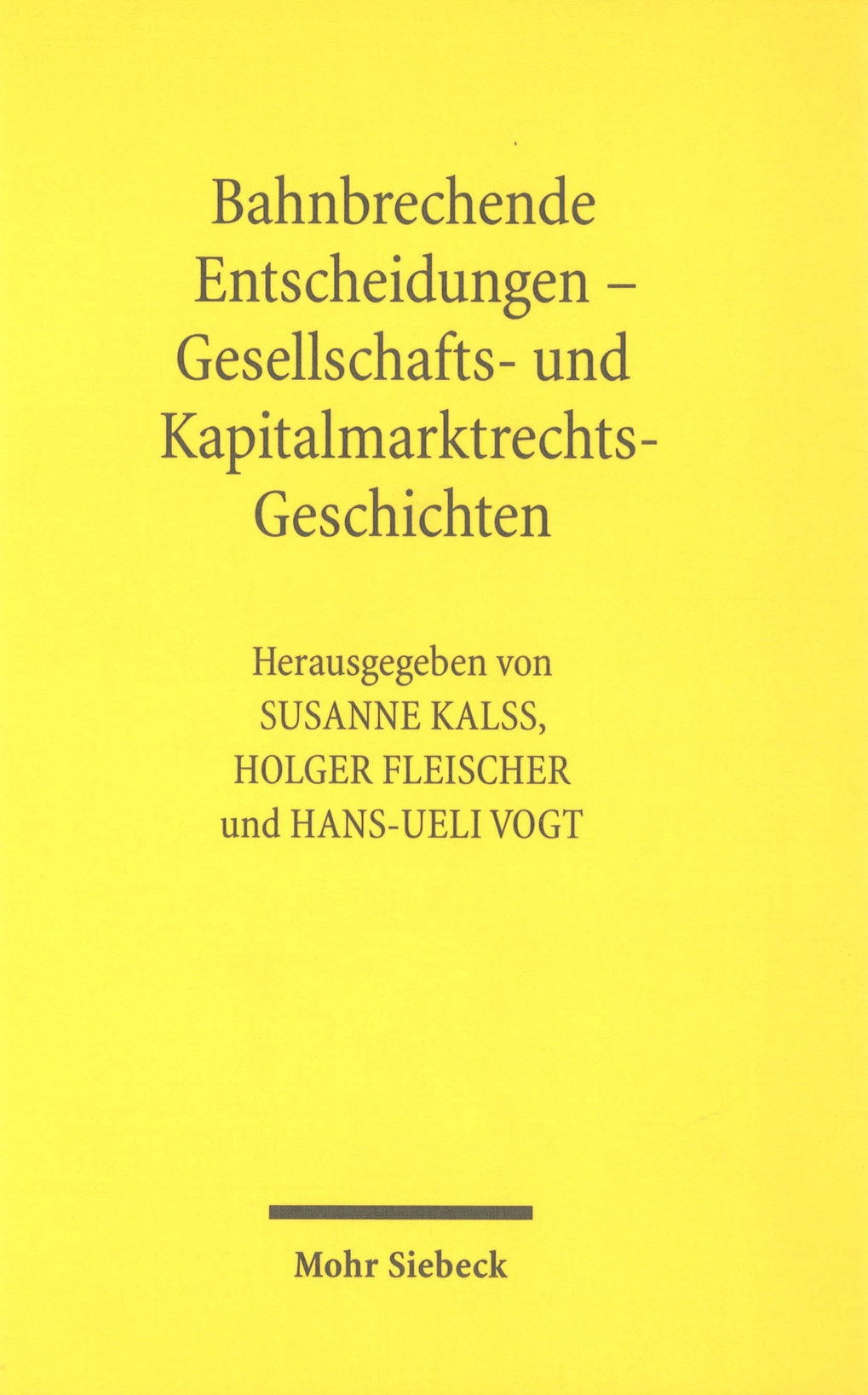 Company Law and Capital Markets Law in Germany, Austria and Switzerland