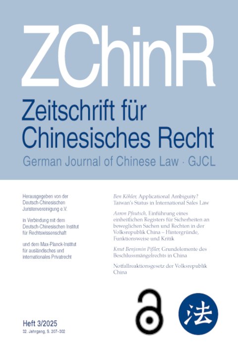 ZChinR Heft 3/2025