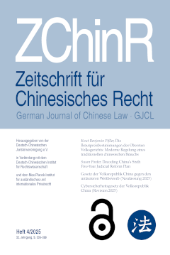 ZChinR Heft 4/2025