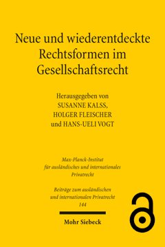 Neue und wiederentdeckte Rechtsformen im Gesellschaftsrecht – Zwölftes deutsch-österreichisch-schweizerisches Symposium, Wien, 1.-2. Juni 2023