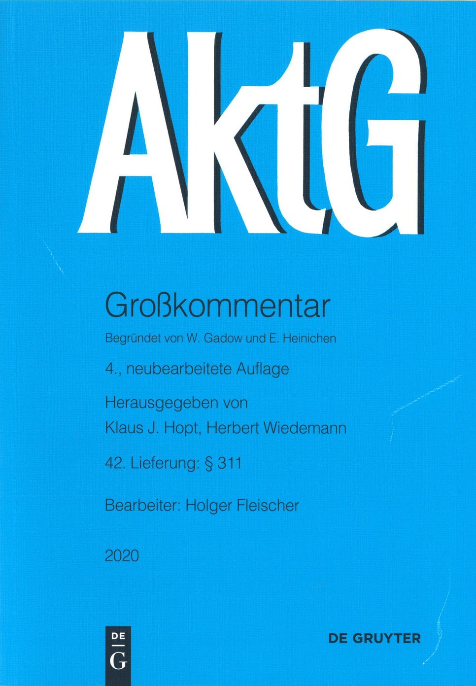 Cover AktG Großkommentar
