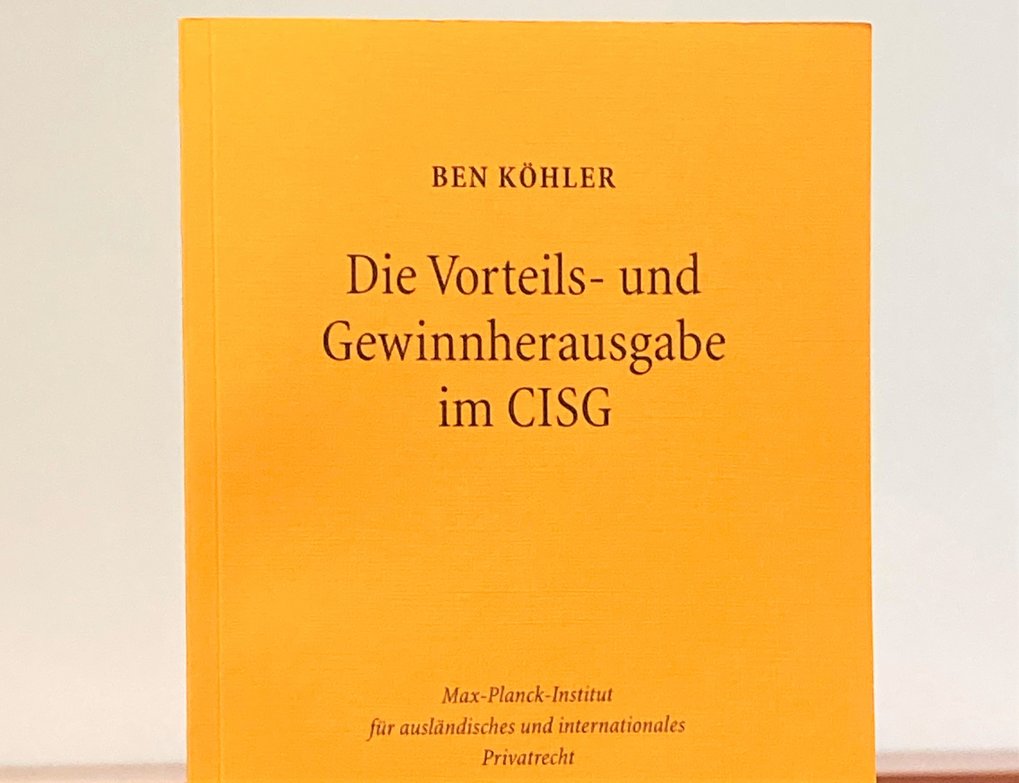 Die Vorteils- und Gewinnherausgabe im CISG