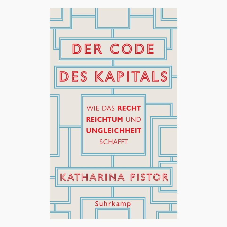 Der Code des Kapitals. Wie das Recht Reichtum und Ungleichheit schafft, Suhrkamp, Berlin 2020