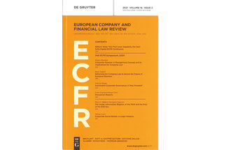 European Company and Financial Law Review