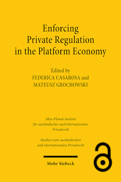 Enforcing Private Regulation in the Platform Economy Cover
