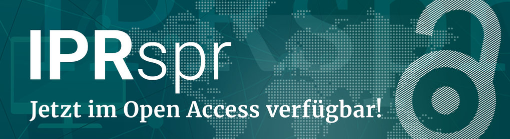IPRspr: Jetzt im Open Access verfügbar