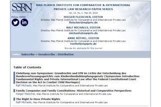 <span><span><span>Max Planck Private Law Research Paper Series &ndash; RPS/SSRN</span></span></span>