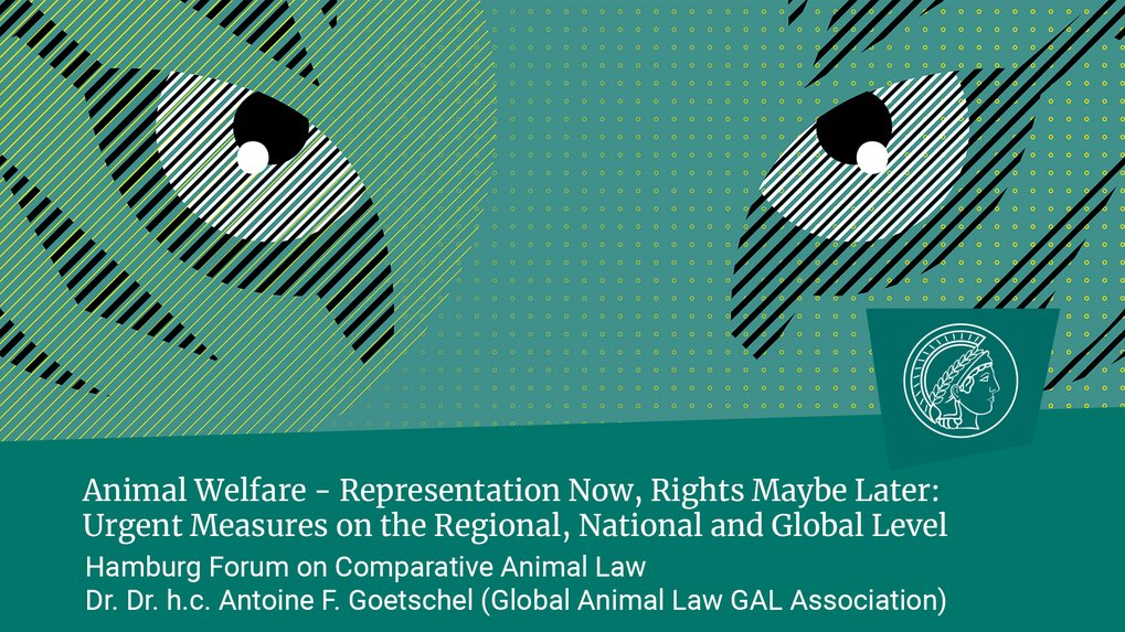 Dr. Dr. h.c. Antoine F. Goetschel (Global Animal Law GAL Association): Animal Welfare – Representation Now, Rights Maybe Later: Urgent Measures on the Regional, National and Global Level