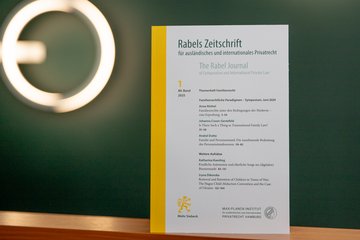 RabelsZ issue devoted to family law topics