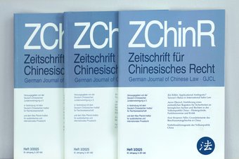 Die drei Ausgaben der ZChinR 2025