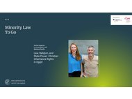 Folge 2: Law, Religion, and State Power: Christian Inheritance Rights in Egypt