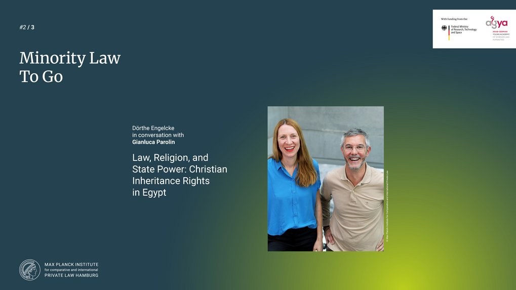 Minority Law to Go: <em>Law, Religion, and State Power: Christian Inheritance Rights in Egypt</em>
