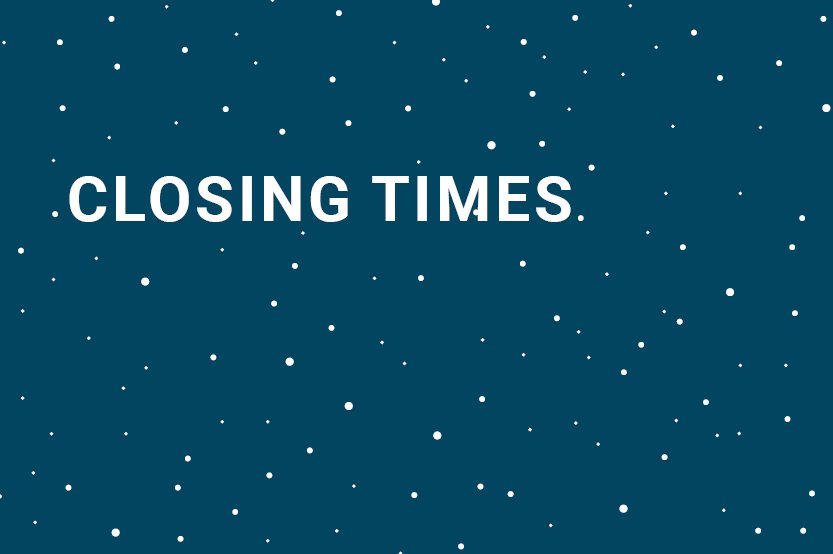 From 24 December 2025 until and including 2 January 2026 the Institute will be closed for external visitors and guests.
