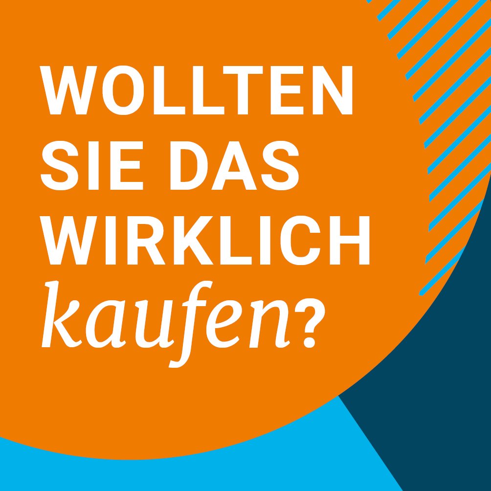 Wollten Sie das wirklich kaufen?