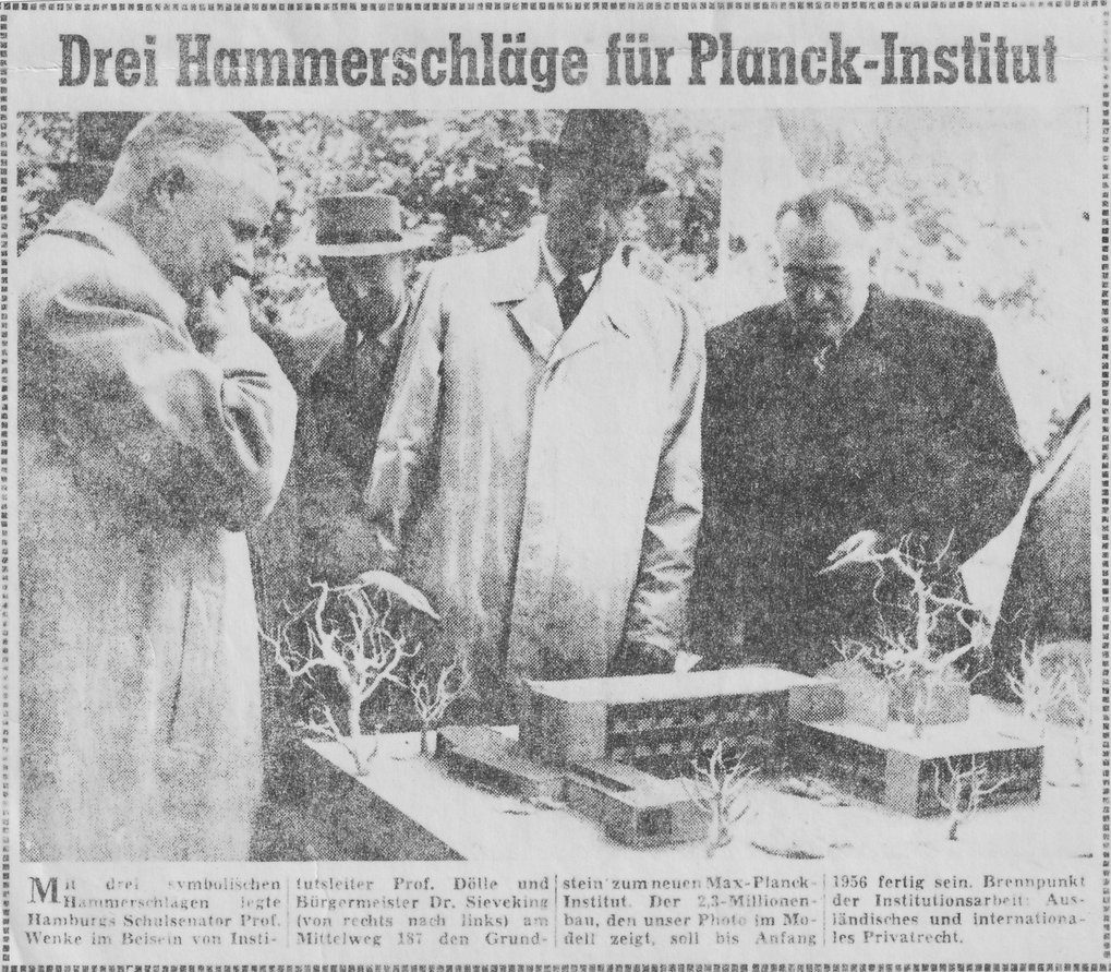 Artikel Grundsteinlegung