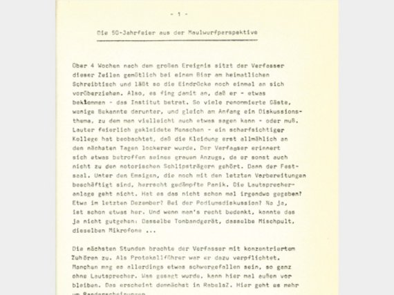 TRANSPO-Bericht 50. Institutsjubiläum