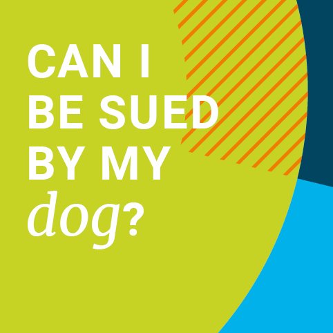 Can I be sued by my dog?