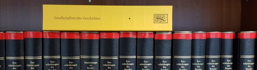 Gesellschaftsrechts-Geschichten – Storytelling öffnet den wissenschaftlichen Blick Gesellschaftsrechts-Geschichten – Storytelling öffnet den wissenschaftlichen Blick